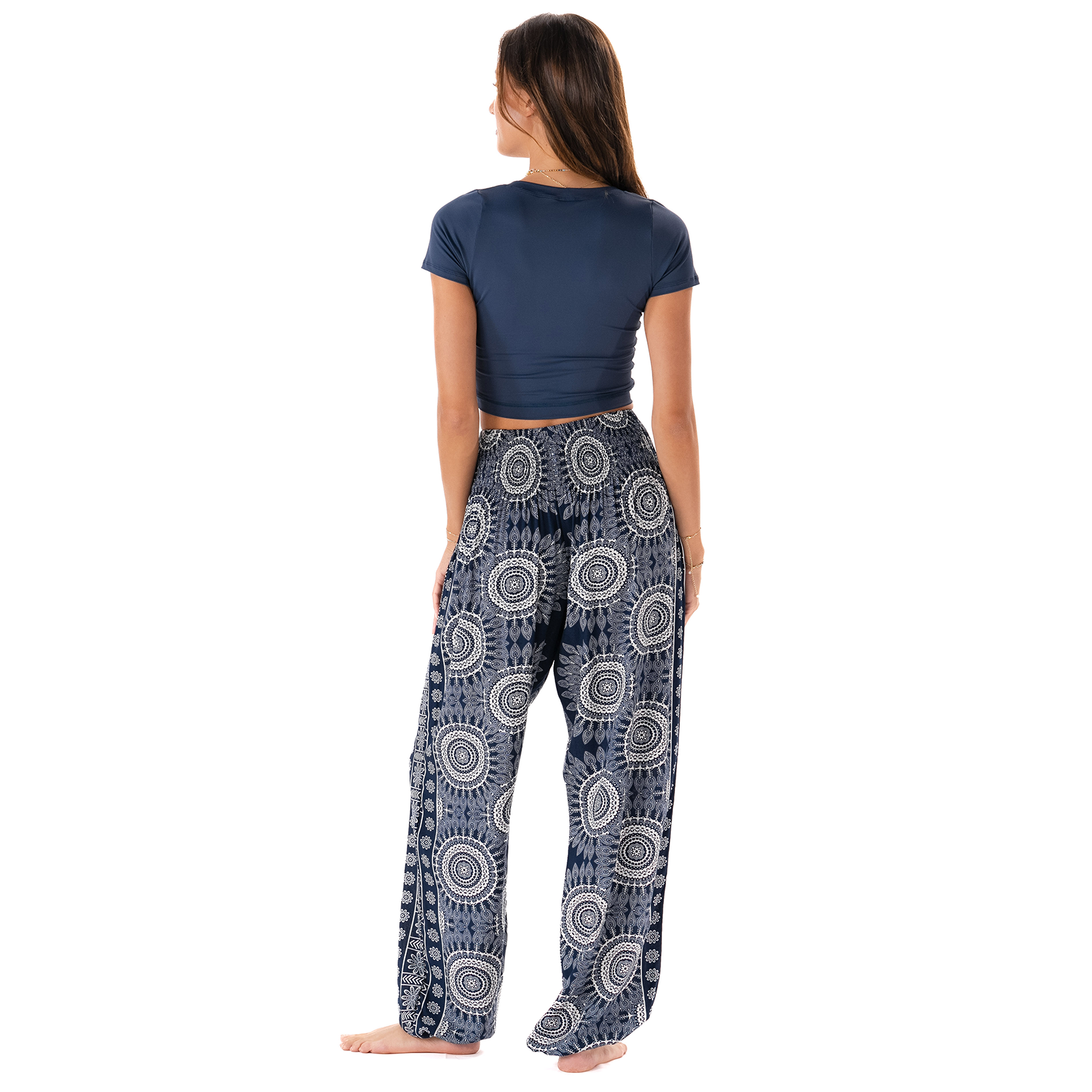 Lotus and Luna Como Harem Pants with Pockets