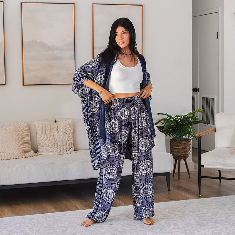 Lotus and Luna Como Harem Pants with Pockets