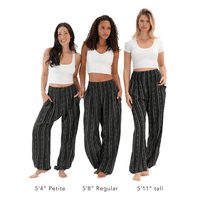 Lotus and Luna Akha Print Harem Pants