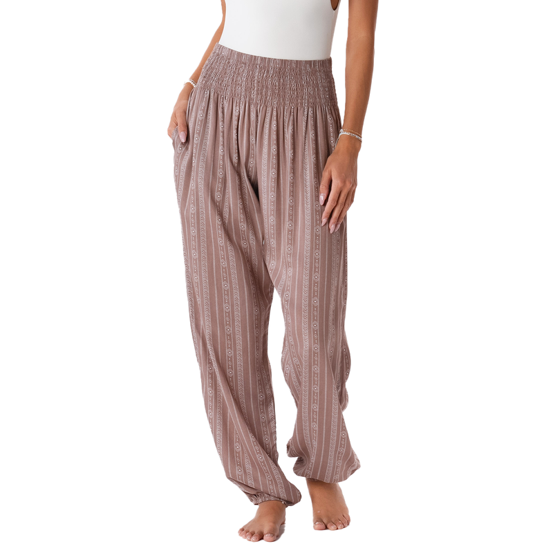 Lotus and Luna Yao Print Harem Pants