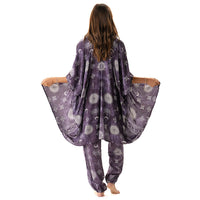 Lotus and Luna Mystic Plum Pants and Kimono Lounge Set
