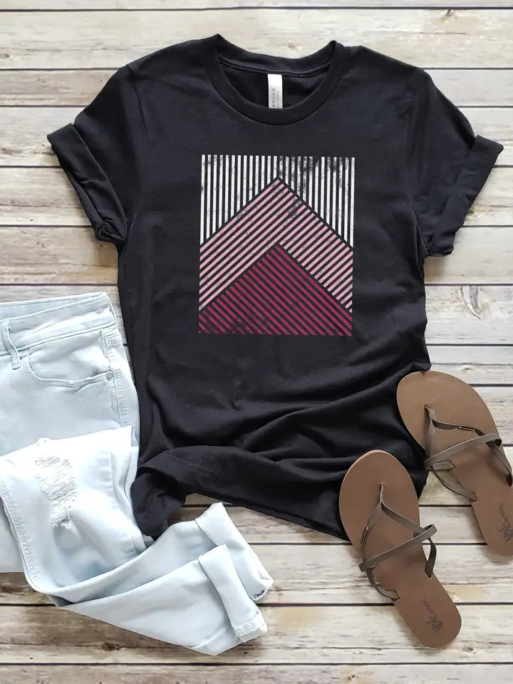 Colorful Abstract Graphic Tee