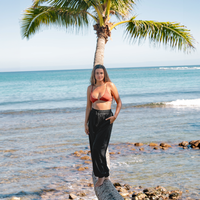 Lotus and Luna Black Jogger Harem Pants