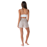 Lotus and Luna Sahara Smocked Waist Shorts