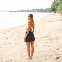 Lotus and Luna Akha Smocked Waist Shorts