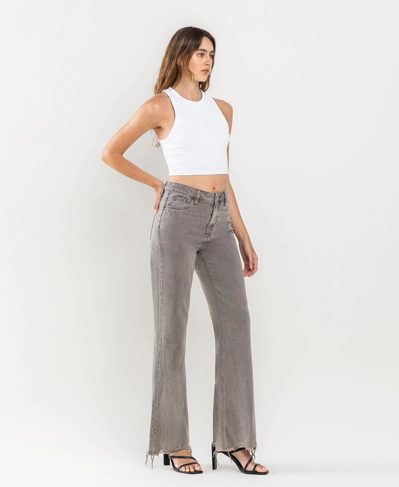 VERVET Smokey Olive 90's Vintage High Rise Flare Jeans