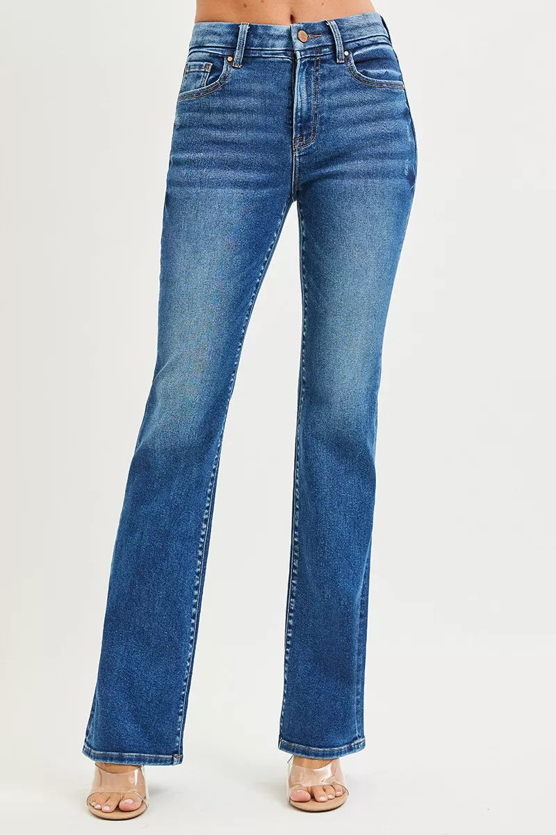 Risen High Rise Bootcut Jeans