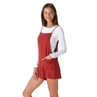 Lotus and Luna Seaside Spice Boardwalk Romper