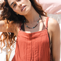 Lotus and Luna Seaside Spice Boardwalk Romper