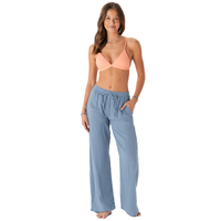 Lotus and Luna Elemental Blue Cotton Cabana Pants