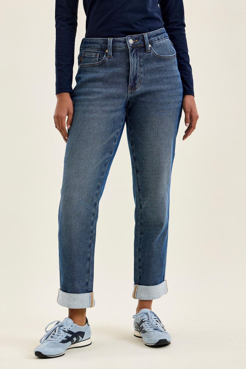 Judy Blue Mid Rise Billie Boyfriend Jeans