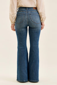 Judy Blue High Rise Double Button Tummy Control Jacqueline Flare Jeans 881125