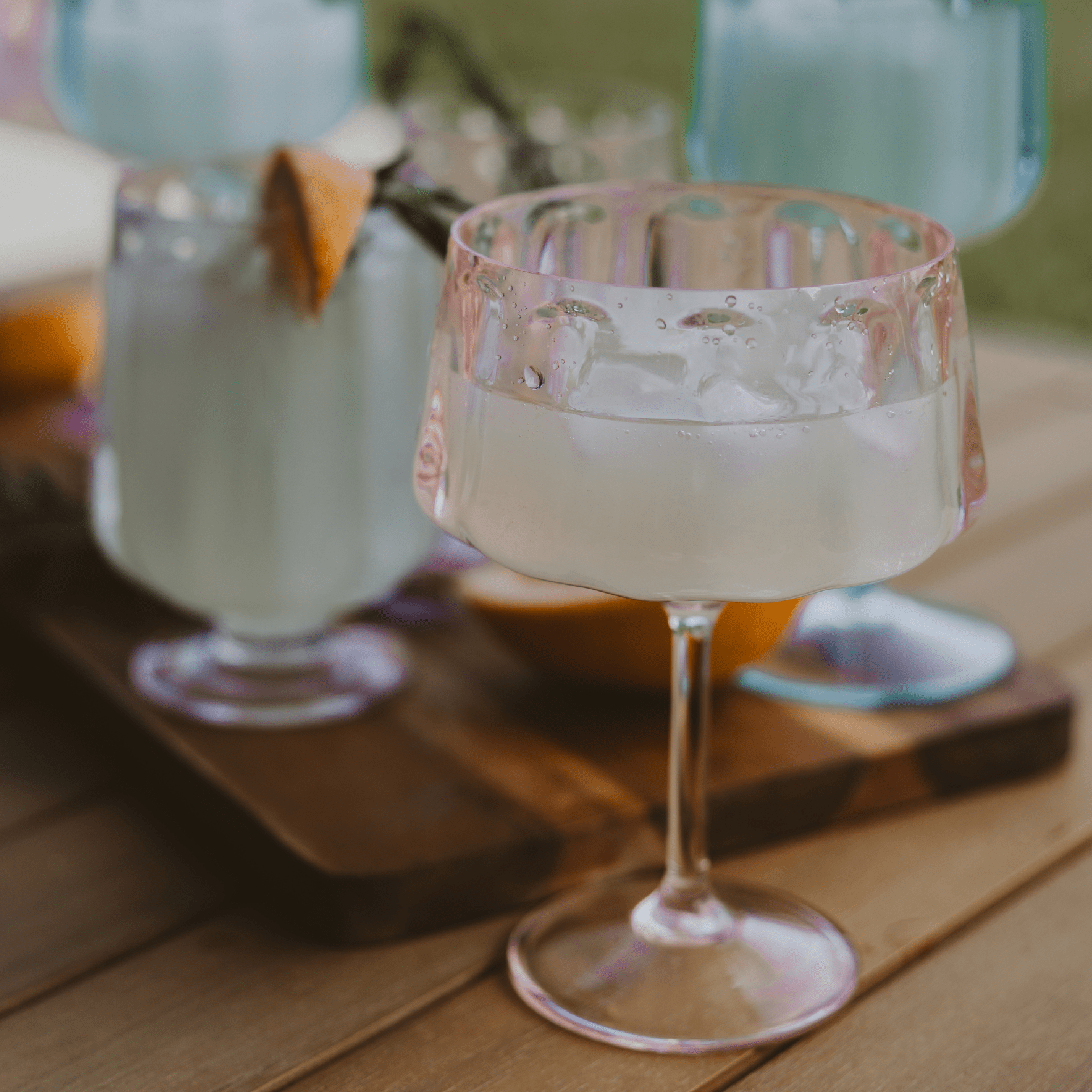 Sweet Water Decor Outdoor Plastic Coupe Drinkware