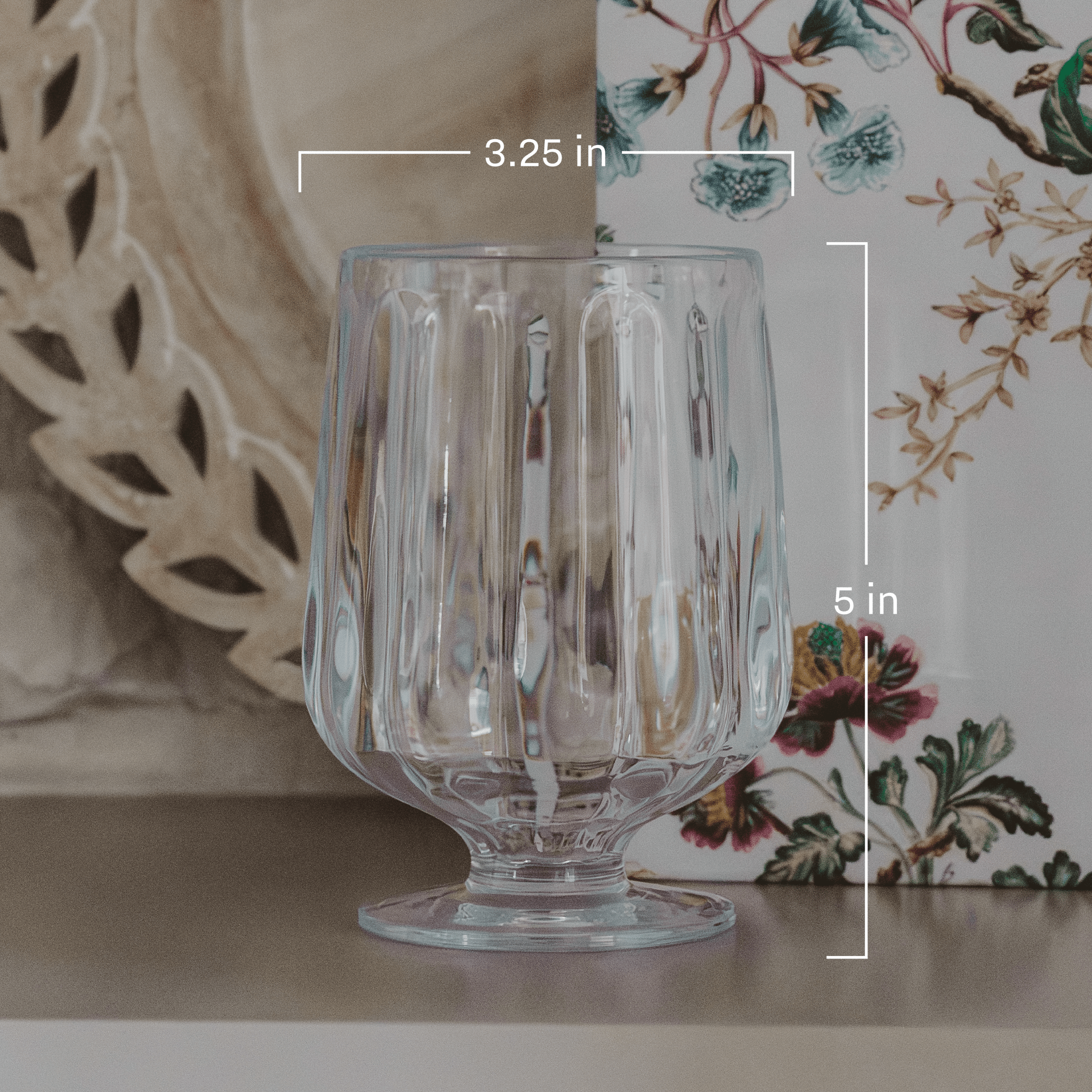 Sweet Water Decor Outdoor Plastic Goblet Drinkware