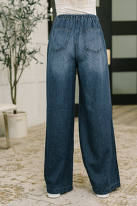 Judy Blue High Rise Featherweight Palazzo Jeans