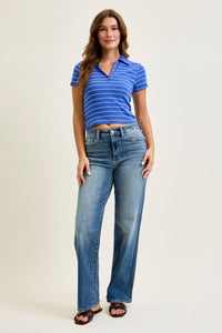 Judy Blue Mid Rise 90's Straight Jeans