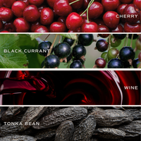 Sweet Water Decor Blackwood Cherry Soy Candle - Red Matte Jar - 15 oz