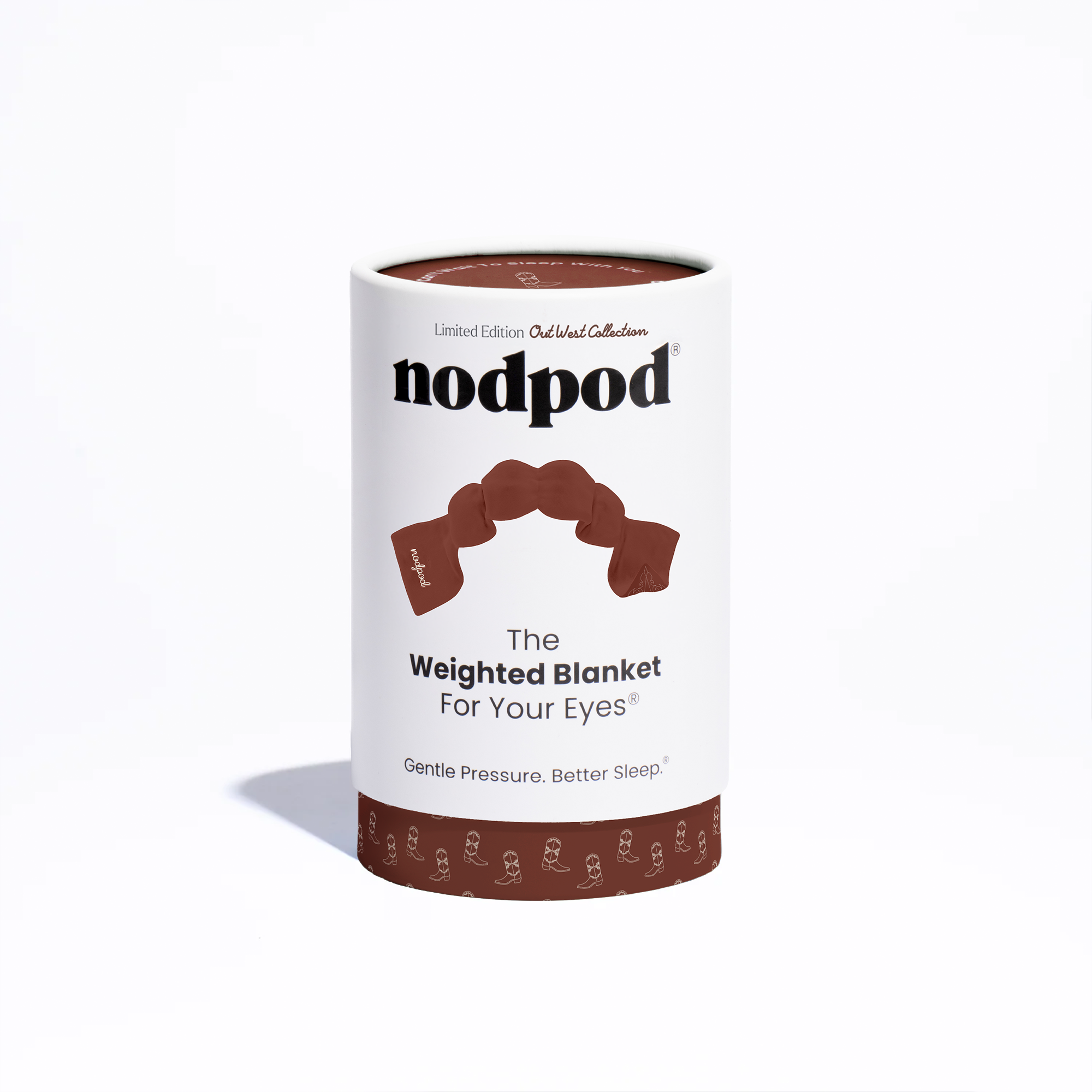 Nodpod Sleep Mask: The Weighted Blanket For Your Eyes - Saddle Up