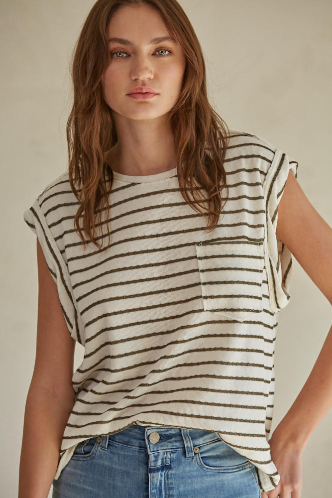 By Together Hartley Striped Tee RJ3252