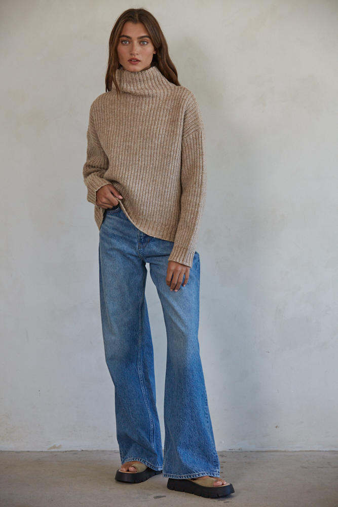 Sedona High Neck Pullover Sweater