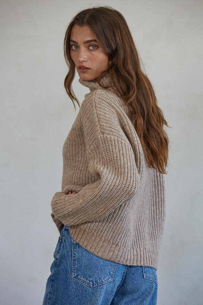 Sedona High Neck Pullover Sweater