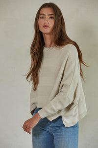 Romie Textured Pullover Sweater