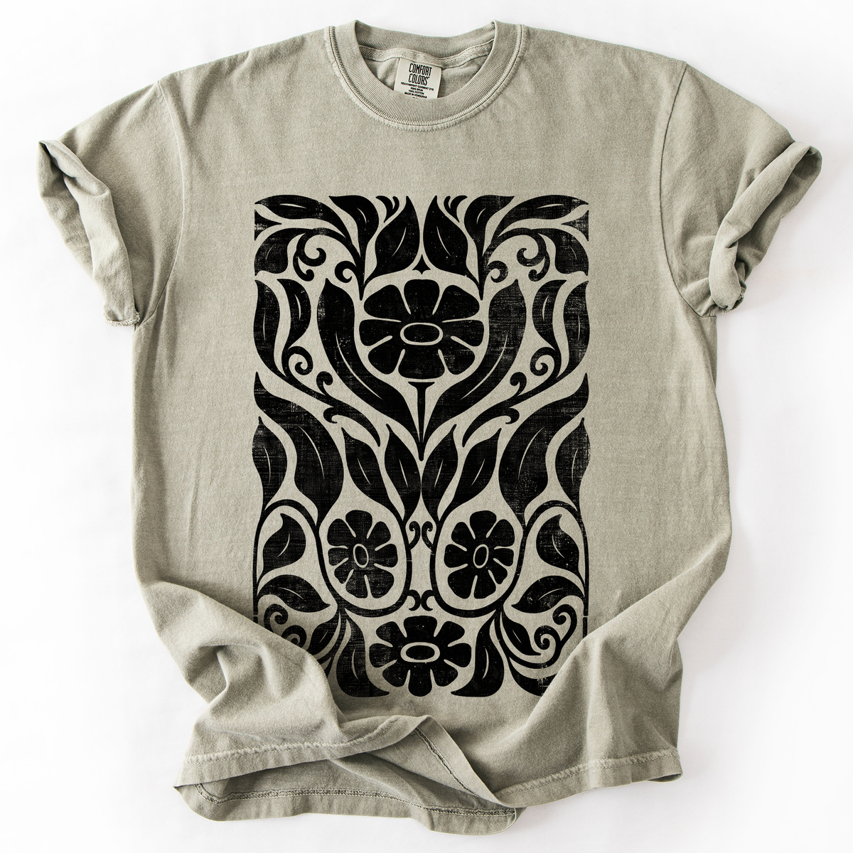 Big Bloom Vintage Boho Comfort Colors Graphic T-Shirt