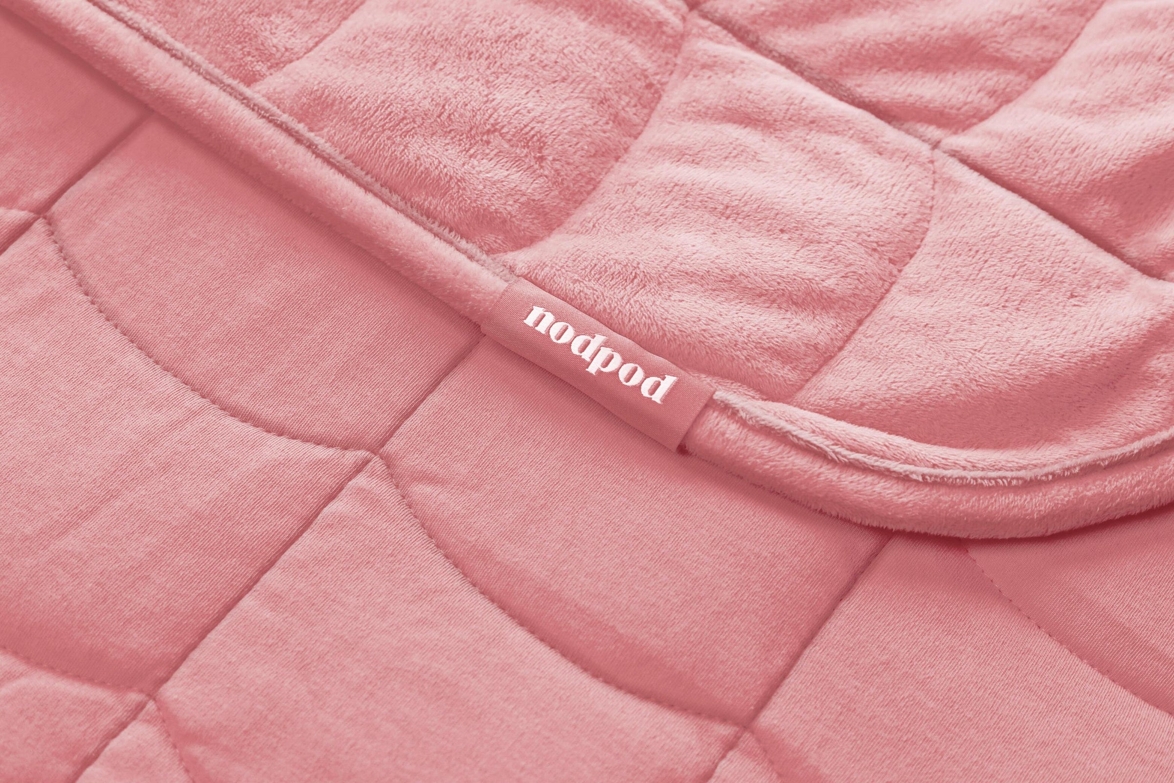 Nodpod BODY Portable Weighted Blanket Blush Pink