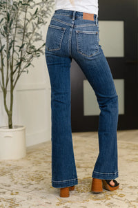 Judy Blue High Rise Trouser Flare Jeans