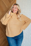 Winnie Bubble Sleeve Sweater in Wheat