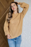 Winnie Bubble Sleeve Sweater in Wheat