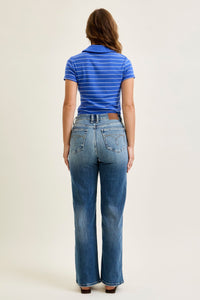 Judy Blue Mid Rise 90's Straight Jeans