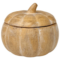 Sweet Water Decor Pumpkin Spice Soy Candle - Ceramic Pumpkin Jar - 8 oz
