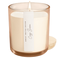 Sweet Water Decor Cozy Season Soy Candle - Tinted Glass Jar - 12 oz