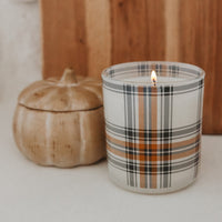 Sweet Water Decor Hello Fall Soy Candle - Boxed Tinted Glass Jar - 12 oz