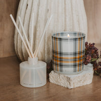 Sweet Water Decor Hello Fall Soy Candle - Boxed Tinted Glass Jar - 12 oz