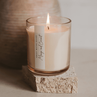 Sweet Water Decor Mango and Coconut Soy Candle - Tinted Glass Jar - 12 oz