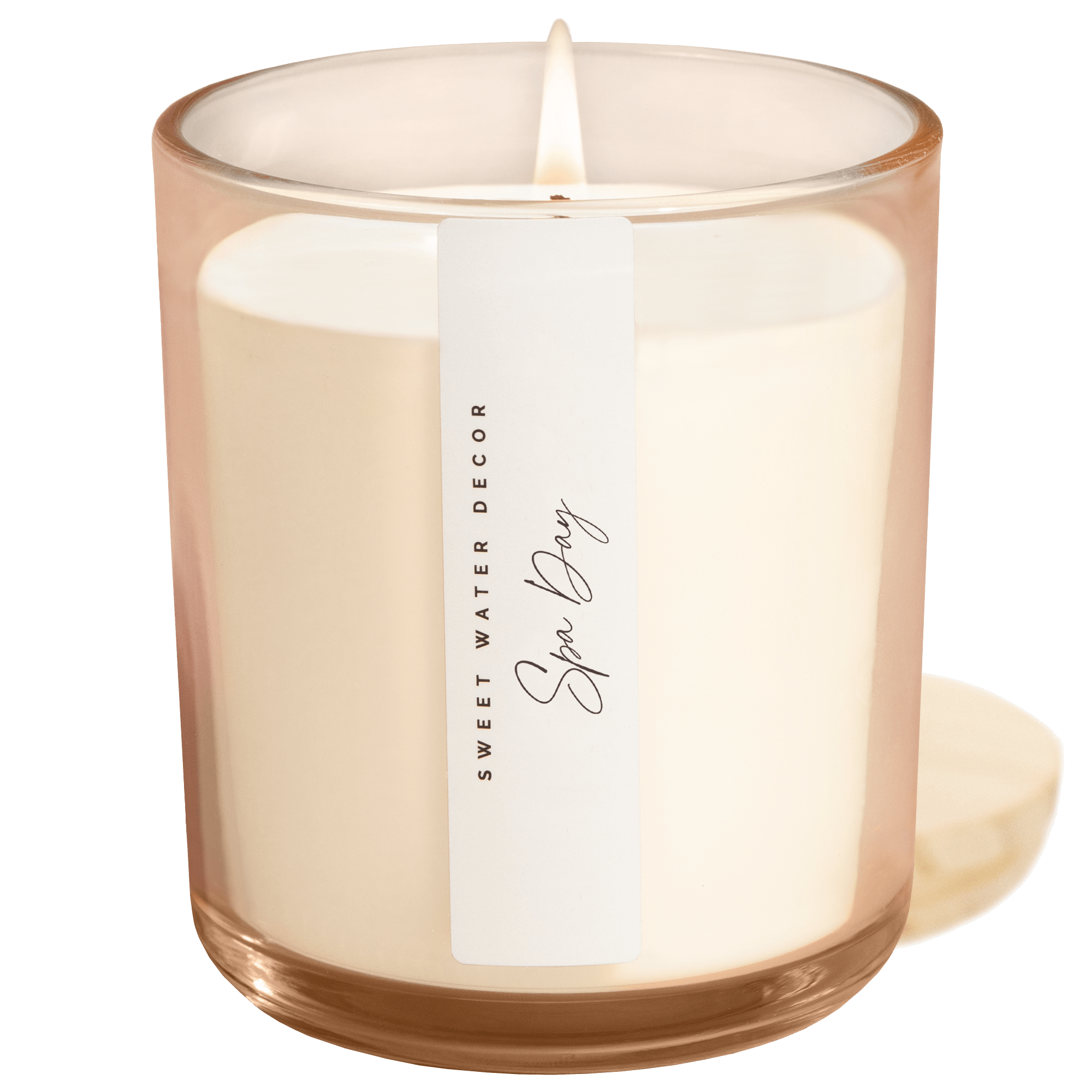 Sweet Water Decor Spa Day Soy Candle - Tinted Glass Jar - 12 oz