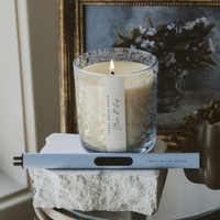 Sweet Water Decor Stress Relief Soy Candle - Blue Tinted Glass Jar - 12 oz