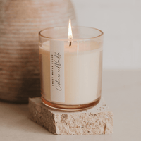 Sweet Water Decor Cashmere and Vanilla Soy Candle - Tinted Glass Jar - 12 oz