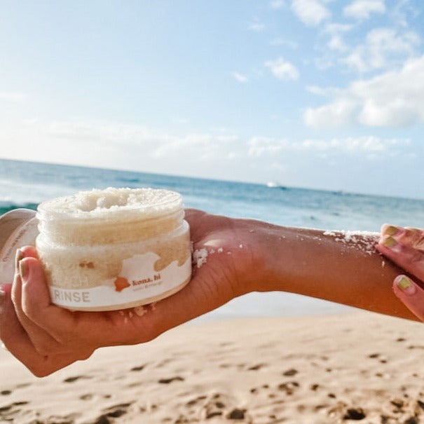 Kona Beach Rinse Bath Soak & Exfoliating Scrub