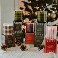 Sweet Water Decor Let It Snow Soy Candle - Boxed Tinted Glass Jar - 12 oz