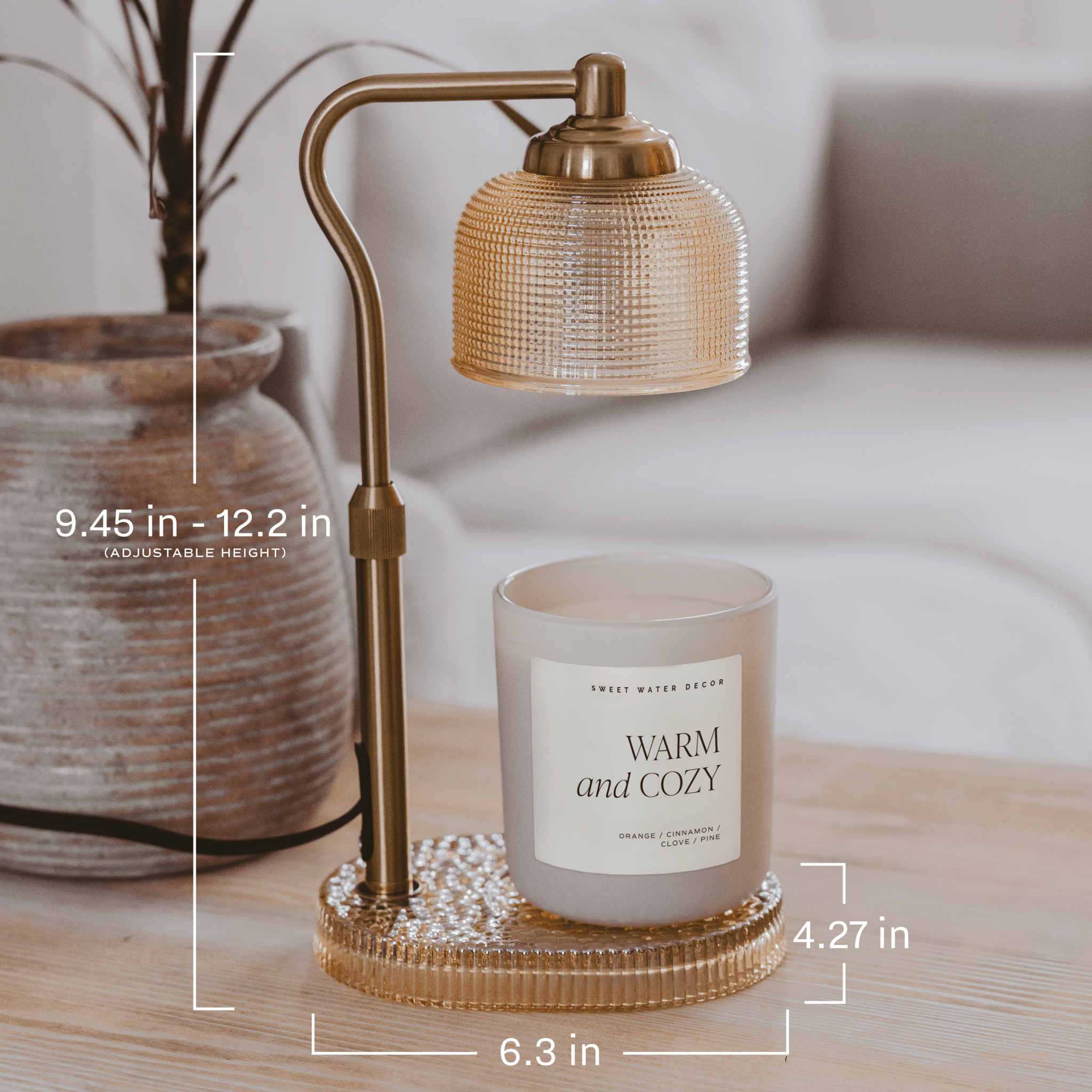 Glass Candle Warmer Lamp