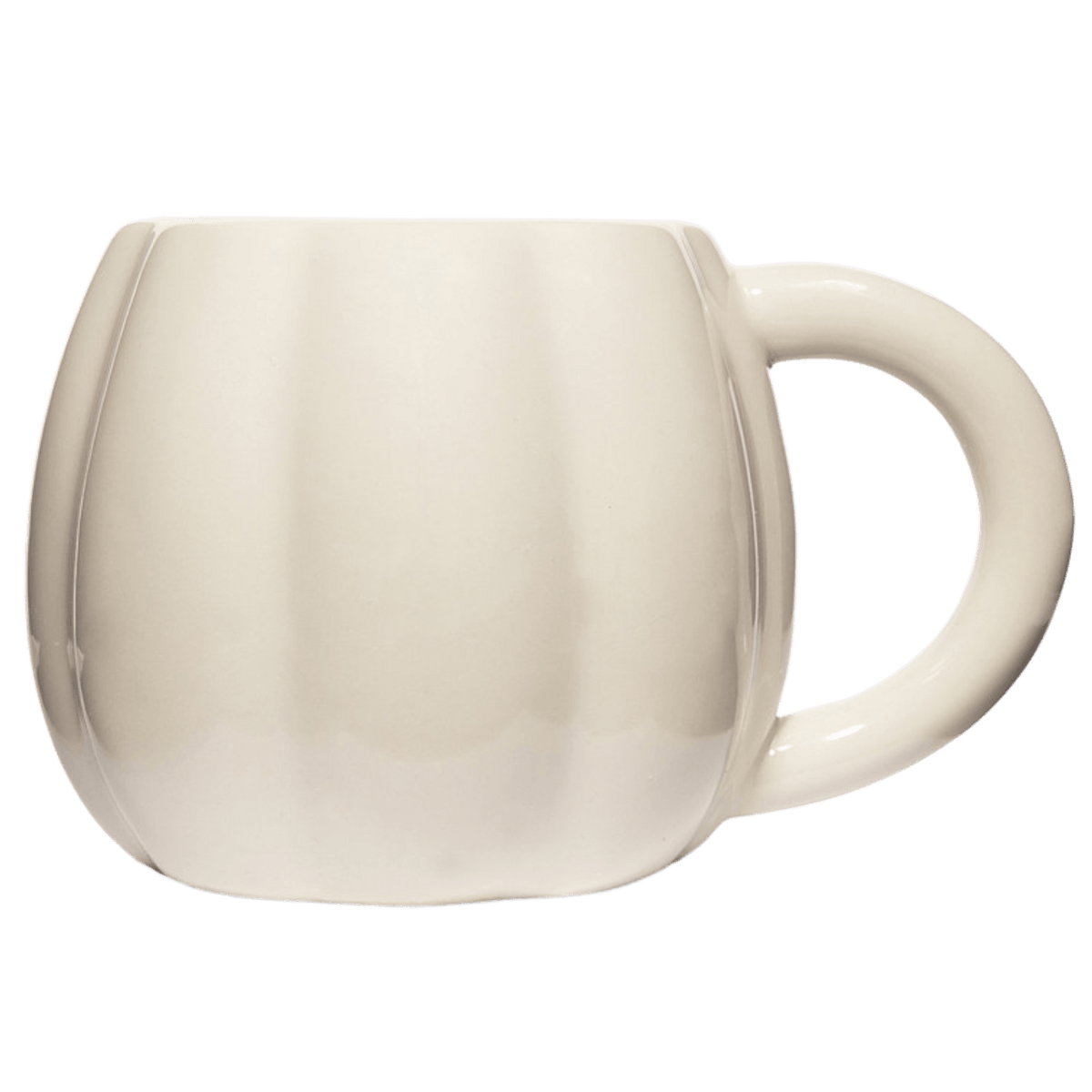 Sweet Water Decor Cream Pumpkin 19 oz Figural Coffee Mug