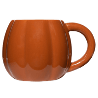 Sweet Water Decor Orange Pumpkin 19 oz Figural Coffee Mug