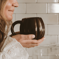 Sweet Water Decor Brown Pumpkin 19 oz Figural Coffee Mug