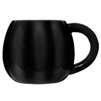 Sweet Water Decor Black Pumpkin 19 oz Figural Coffee Mug