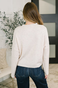 Zenana Collared Button Down Cardigan in Heathered Beige
