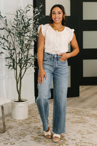Judy Blue High Rise Rigid Magic Wilhelmina Baggy Jeans