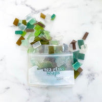 Sea Glass Soaps - Tropical Mandarin & Almond Mini Soaps